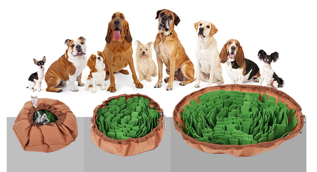 Pet Bowl Mat – Interactive Food-Dispensing Puzzle for Dogs & Cats, Anti-Choke & Slow Feeder Training Mat
