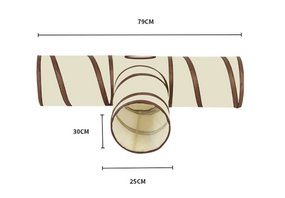 Interactive Cat Tunnel Toy – Foldable Play Tube for Cats, Keeps Cats Active & Entertained