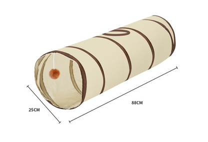 Interactive Cat Tunnel Toy – Foldable Play Tube for Cats, Keeps Cats Active & Entertained