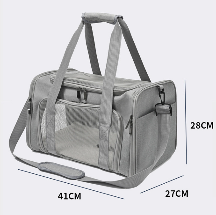 Premium Pet Travel & Car Carrier Bag – Breathable, Foldable Dog & Cat Backpack with Full Access Design