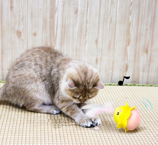 Monster Electric Sound Cat Toy – Interactive Self-Play, Durable & Engaging for Cats