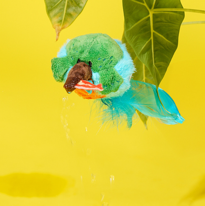 Zeze Chirping Bird Cat Toy – Interactive Catnip Plush Toy for Cats, Self-Play & Teeth Stimulation