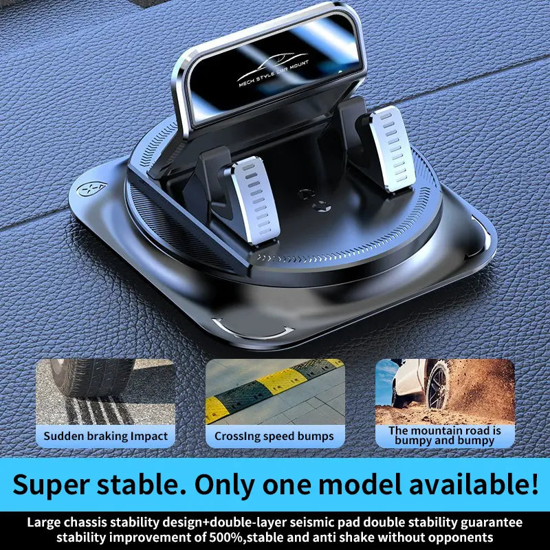 360° Rotating Adhesive Dashboard Phone Mount