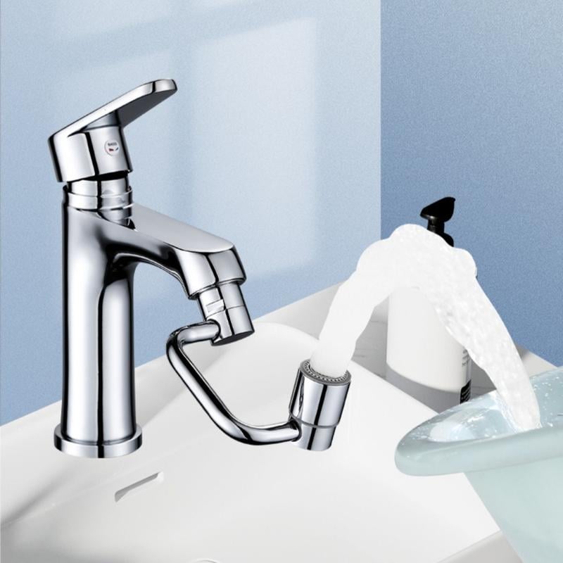 🚰 Upgrade Your Washing Routine✨ TTZZ 1440° Rotatable Faucet Aerator Extension - For Effortless, All-Angle Control!