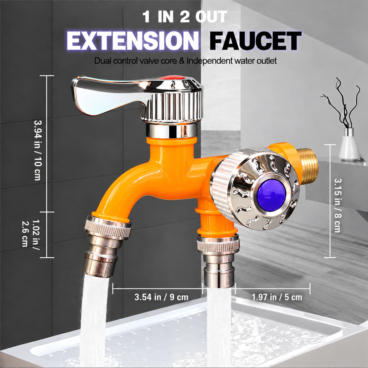 ✨LAST DAY 70% OFF-💦Outdoor Antifreeze Dual Control Faucet