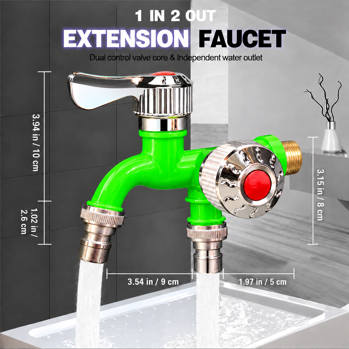 ✨LAST DAY 70% OFF-💦Outdoor Antifreeze Dual Control Faucet