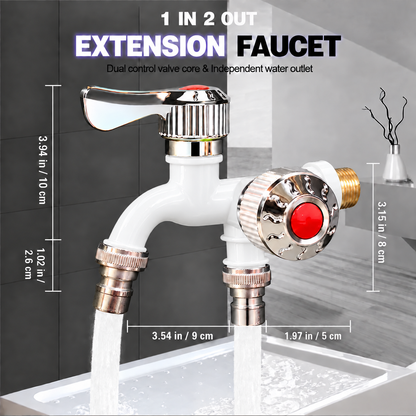 ✨LAST DAY 70% OFF-💦Outdoor Antifreeze Dual Control Faucet