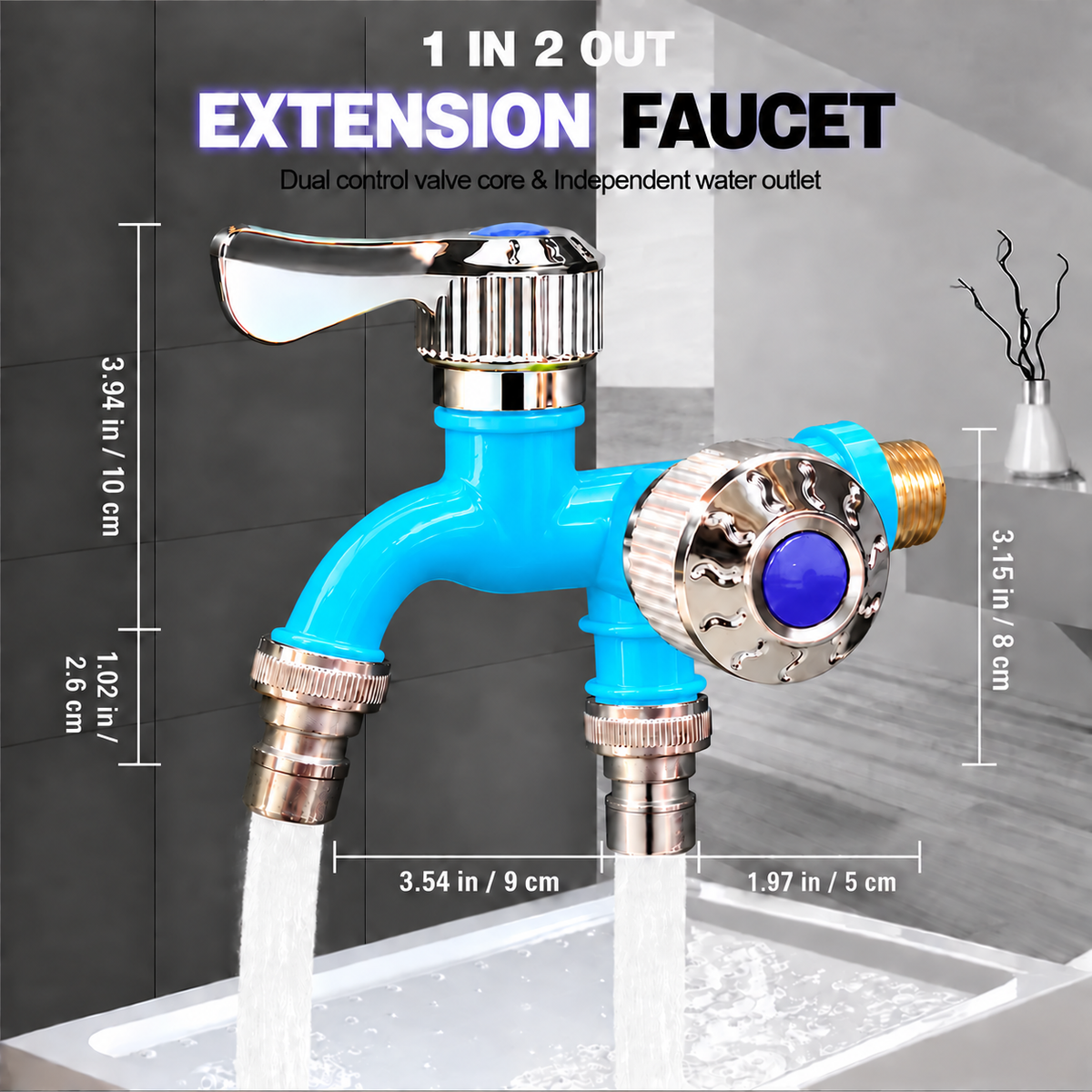 ✨LAST DAY 70% OFF-💦Outdoor Antifreeze Dual Control Faucet