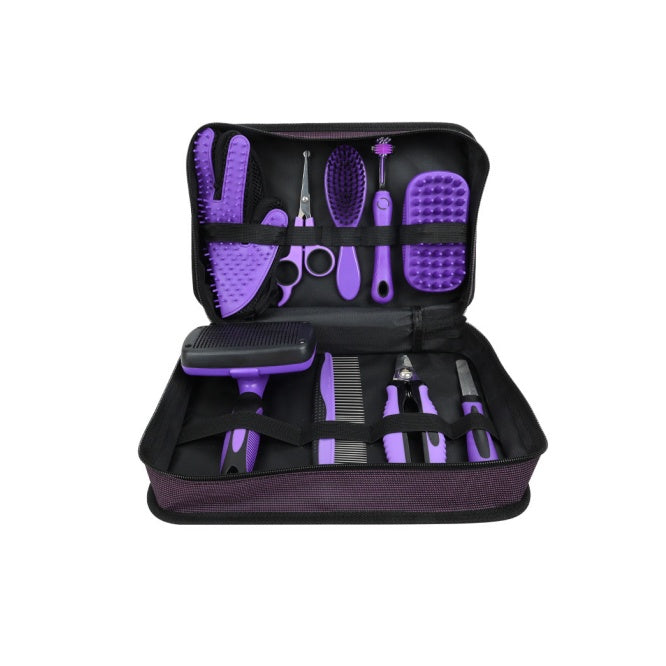 Premium 9-in-1 Pet Grooming Kit for Dogs & Cats – Complete Home Care Set with Brush, Comb & Cleaning Tools