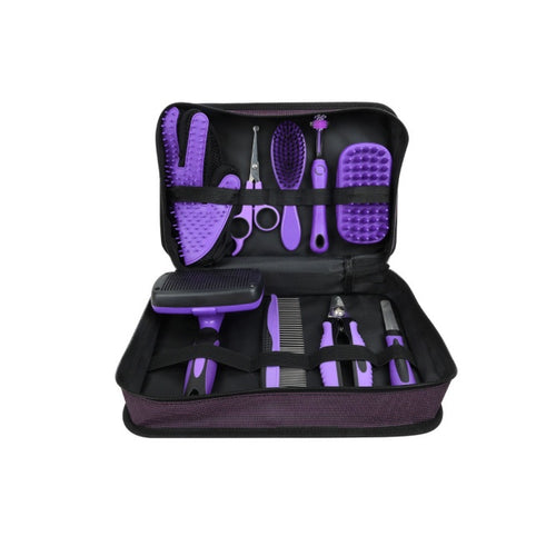 Premium 9-in-1 Pet Grooming Kit for Dogs & Cats – Complete Home Care Set with Brush, Comb & Cleaning Tools