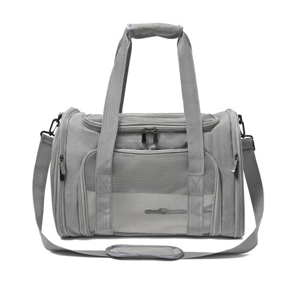 Premium Pet Travel & Car Carrier Bag – Breathable, Foldable Dog & Cat Backpack with Full Access Design