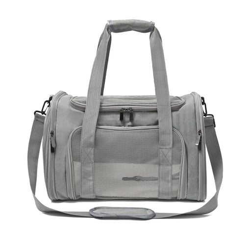 Premium Pet Travel & Car Carrier Bag – Breathable, Foldable Dog & Cat Backpack with Full Access Design