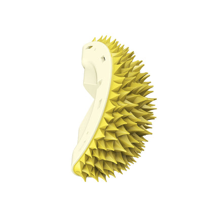 Durian Cat Self-Grooming Scratcher – Wall-Mounted Multi-Function Massage & Fur Cleaning Tool