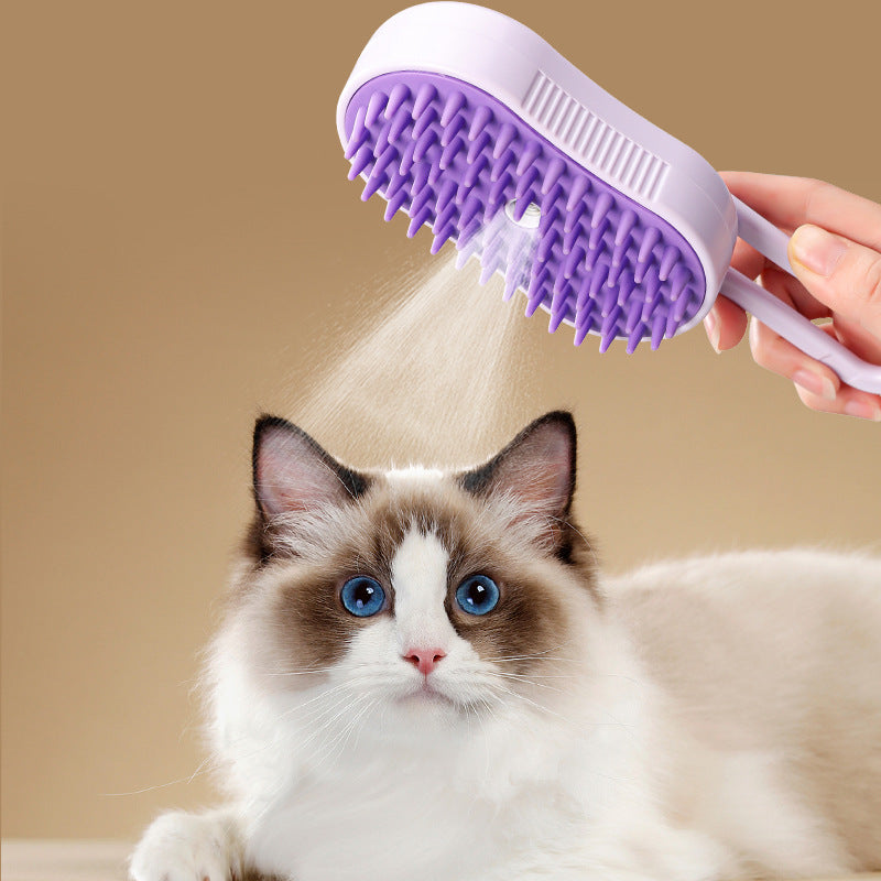 Premium Spray Massage Pet Brush – Multi-Function Grooming Tool for Cats & Dogs, Easy Shedding & Daily Care