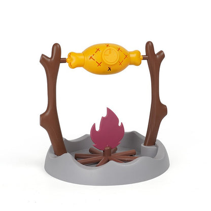 Interactive rotating barbecue cat toy - A smart feeding toy for cats, designed to stimulate the brain and encourage play