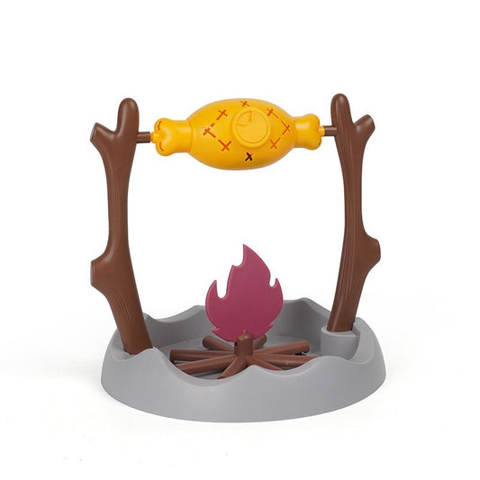 Interactive rotating barbecue cat toy - A smart feeding toy for cats, designed to stimulate the brain and encourage play