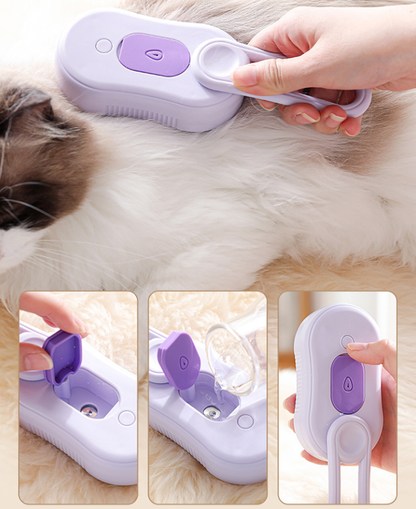 Premium Spray Massage Pet Brush – Multi-Function Grooming Tool for Cats & Dogs, Easy Shedding & Daily Care