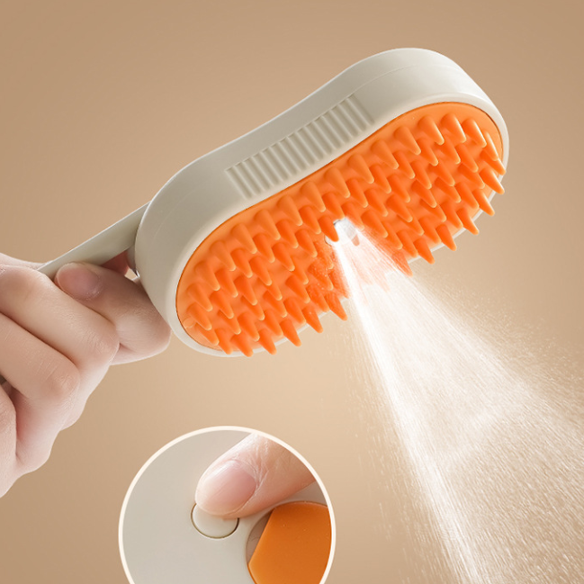 Premium Spray Massage Pet Brush – Multi-Function Grooming Tool for Cats & Dogs, Easy Shedding & Daily Care