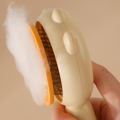 Premium Self-Cleaning Pet Hair Removal Comb – One-Button Grooming Tool for Cats & Dogs