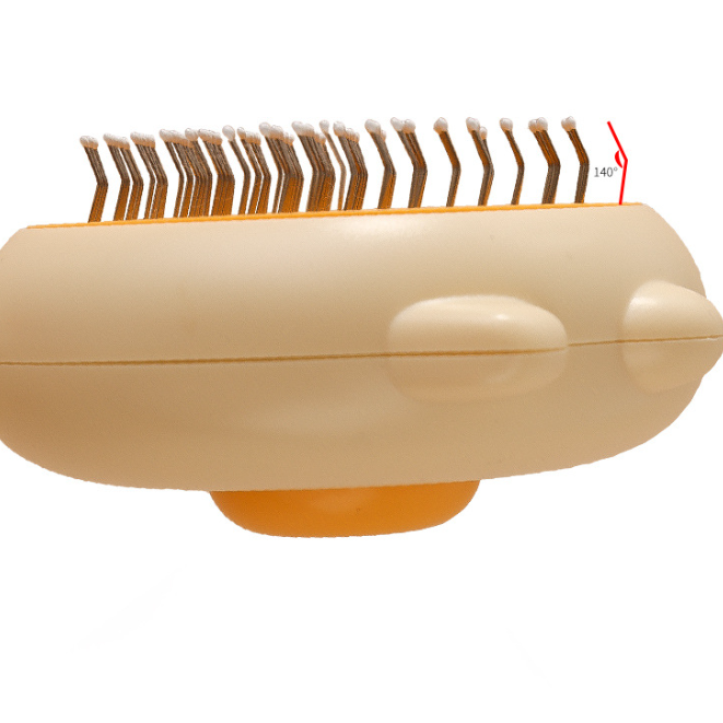 Premium Self-Cleaning Pet Hair Removal Comb – One-Button Grooming Tool for Cats & Dogs