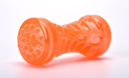 Durable TPR Dog Chew Toy with Sound – Interactive Pet Bone for Teeth Cleaning & Stress Relief