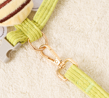 Adorable Bee Cat & Small Dog Harness with Adjustable Leash – Safe & Comfortable Pet Walking Strap
