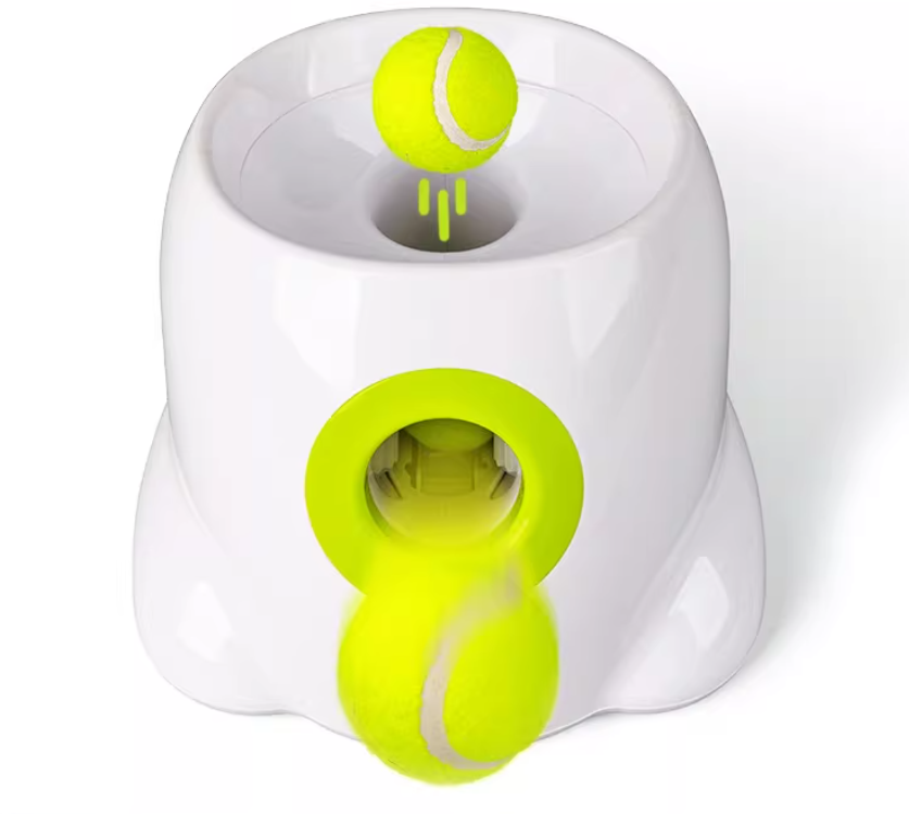 Automatic Dog Ball Launcher – Adjustable Distance & Timer, Interactive Pet Toy for Indoor & Outdoor Play
