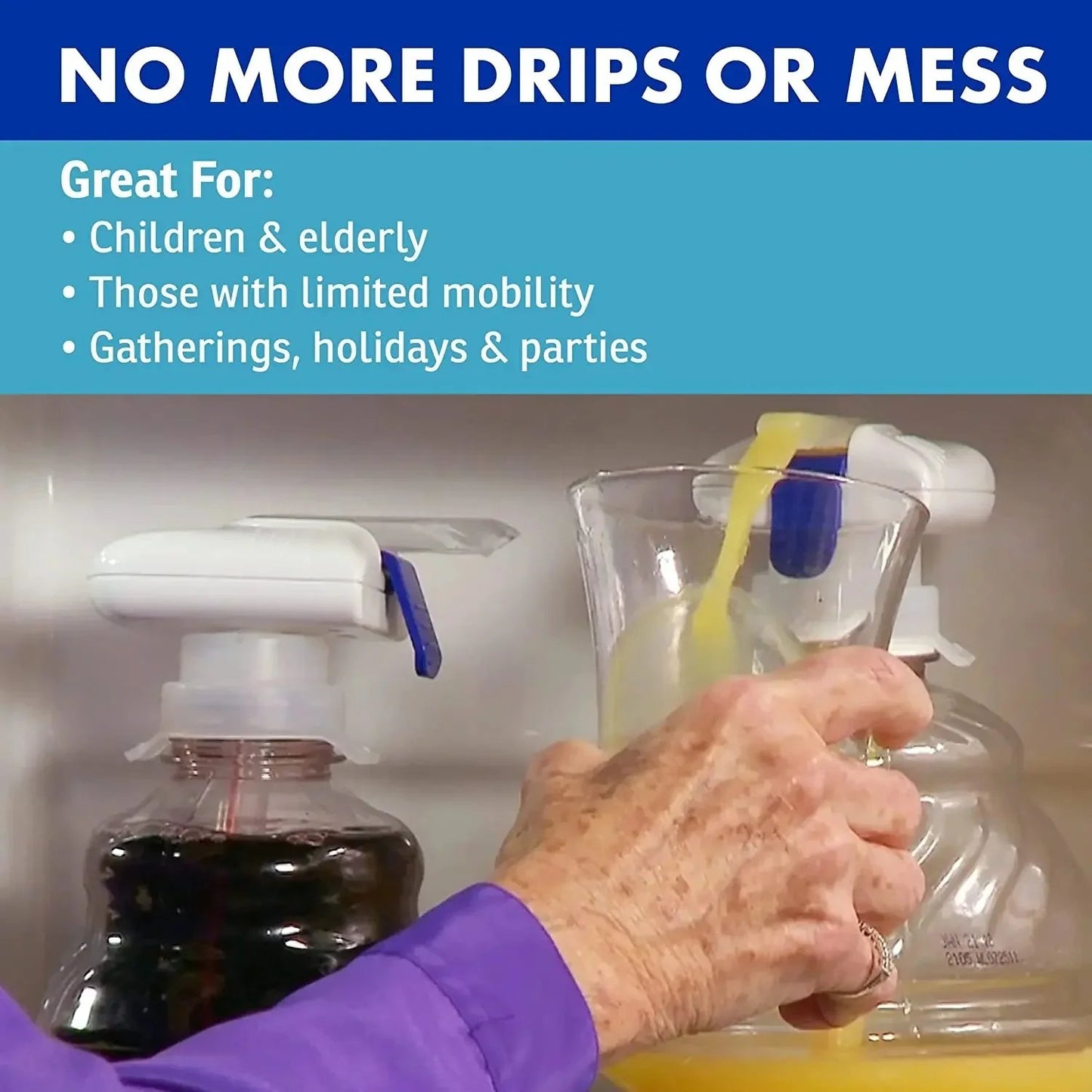 Great addition to the beverages. Easy to dispense beverages and no spills!